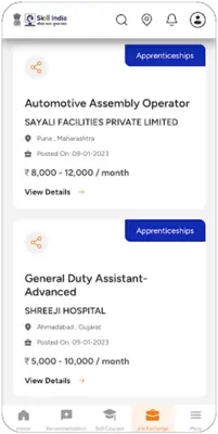 Skill India Digital android App screenshot 1